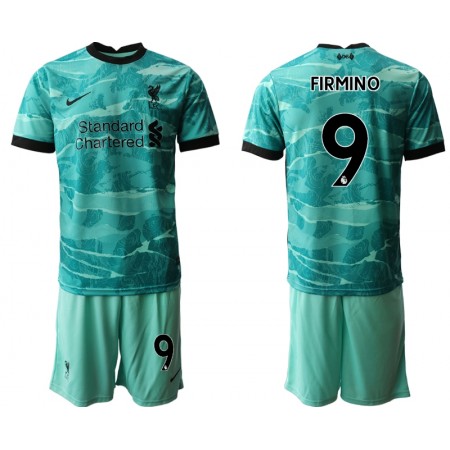 Liverpool Fotbollströjor Roberto Firmino 9 Barn Borta tröja 2020/21 Kortärmad